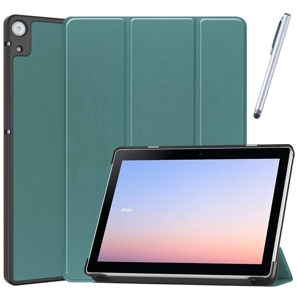 DOCOMO dtab ｄ−５１Ｃ タブレット 専用カバー付き 殆ど未使用 dtab docomo d-51C ケース カバー タブレットケース タブレット